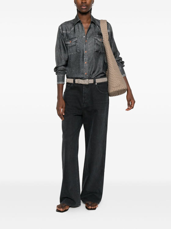 Pierre Louis Mascia Shirts Grey