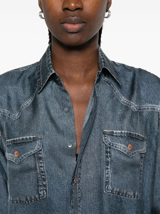 Pierre Louis Mascia Shirts Blue