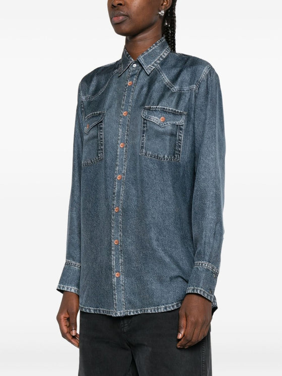 Pierre Louis Mascia Shirts Blue