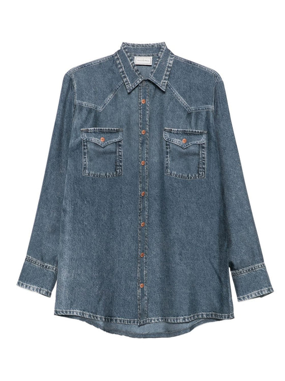 Pierre Louis Mascia Shirts Blue