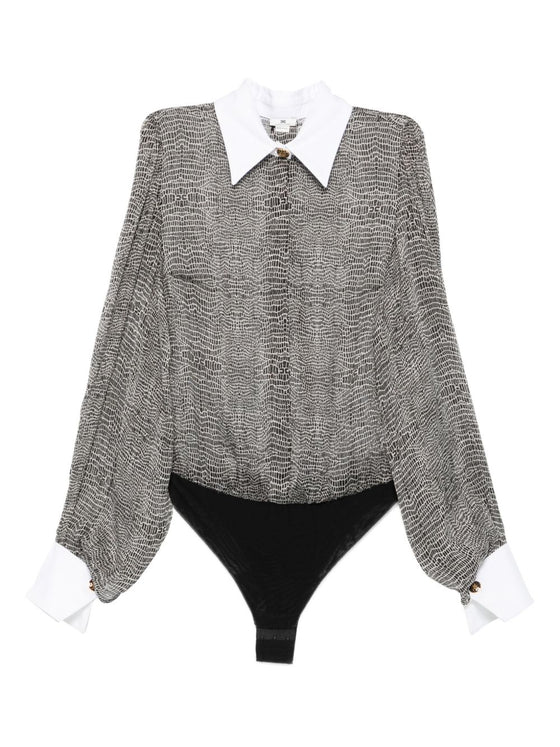 Elisabetta Franchi Top Black
