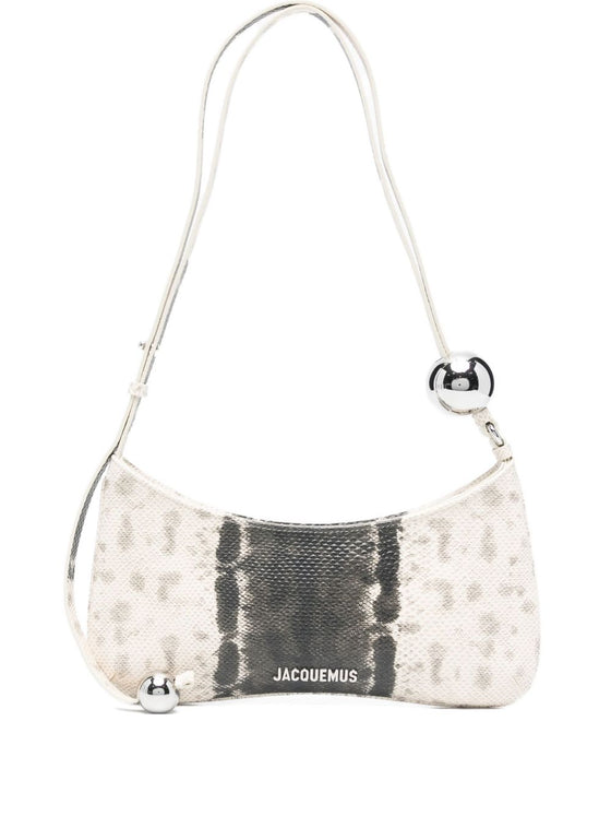 JACQUEMUS The Bisou Perle ball-embellished shoulder bag