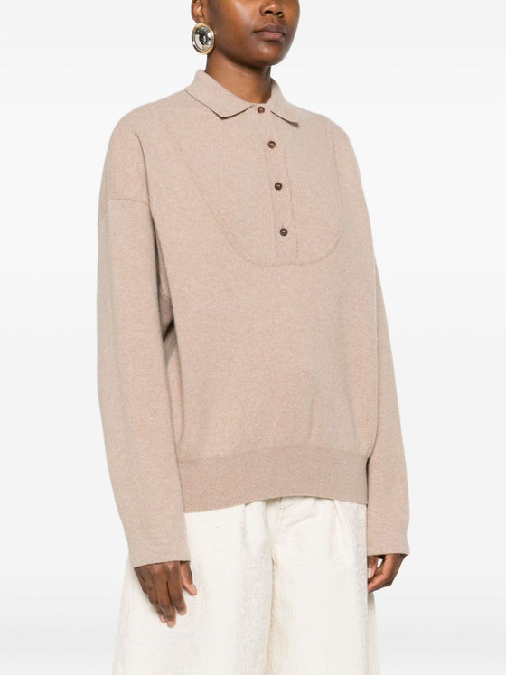 JACQUEMUS T-shirts and Polos Beige