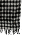 Faliero Sarti Gingham frayed-edge scarf