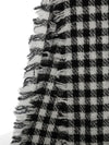 Faliero Sarti Gingham frayed-edge scarf