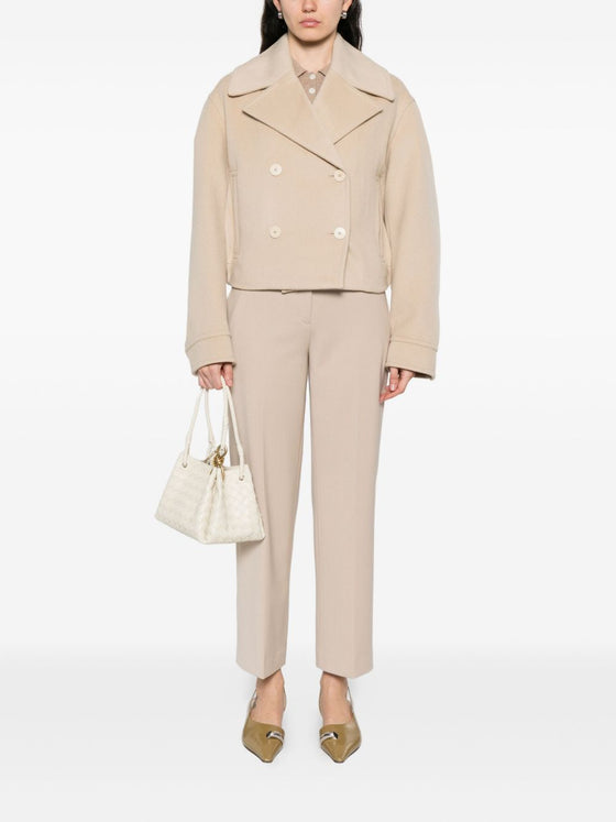 Via Masini 80 Trousers Beige