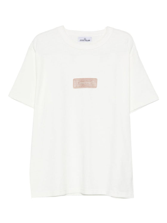 Stone Island T-shirts and Polos White