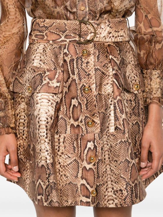 Zimmermann Skirts Brown