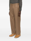 Emporio Armani Pressed-crease front-fastening trousers