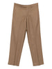 Emporio Armani Pressed-crease front-fastening trousers