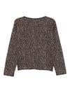 Emporio Armani Leopard-print crew-neck sweater