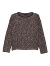 Emporio Armani Leopard-print crew-neck sweater