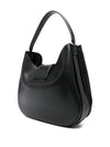 Emporio Armani Braided-detail leather shoulder bag