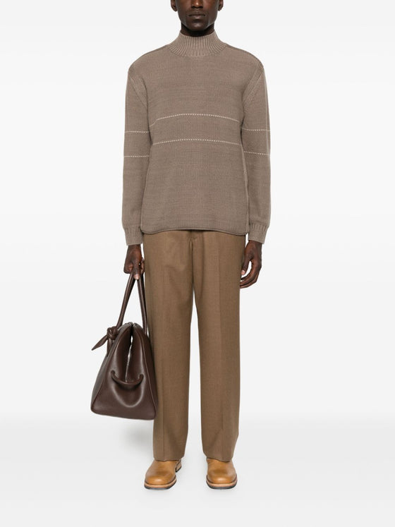 Emporio Armani Sweaters Beige
