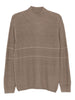 Emporio Armani High-neck striped sweater