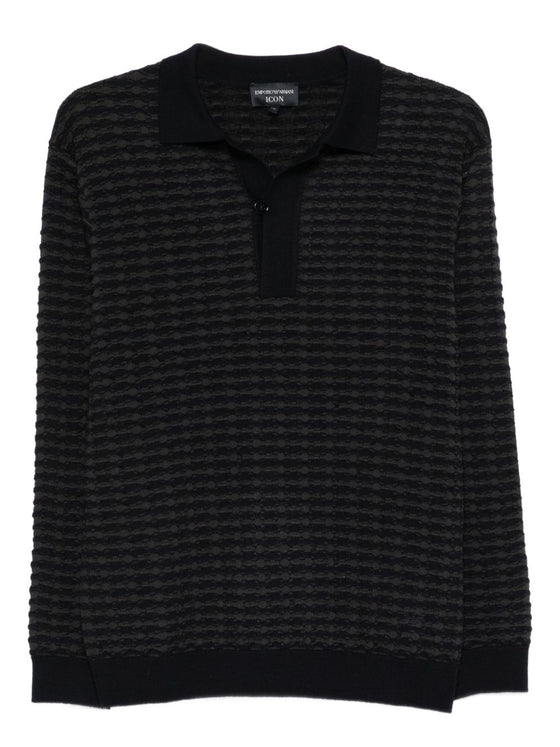 Emporio Armani Sweaters Blue