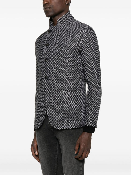 Emporio Armani Zigzag-pattern jacket