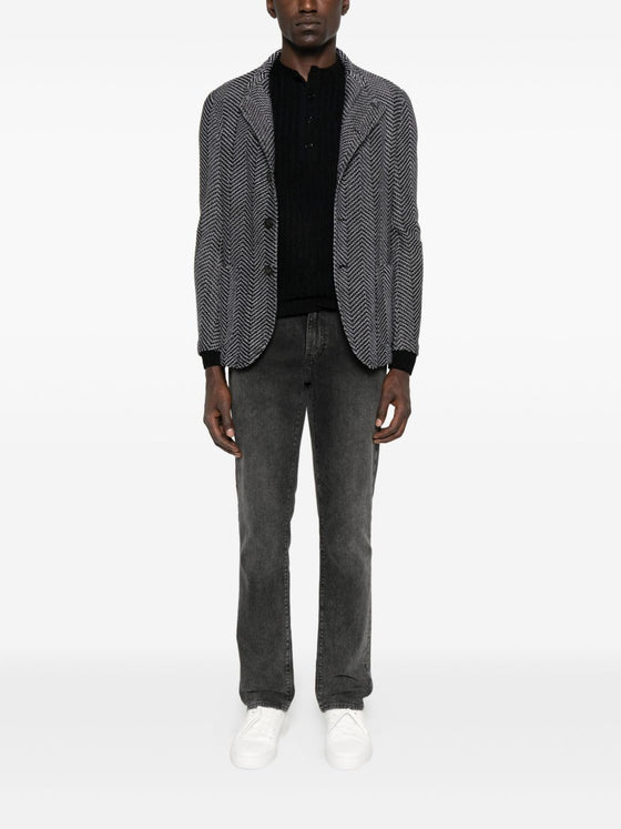 Emporio Armani Zigzag-pattern jacket