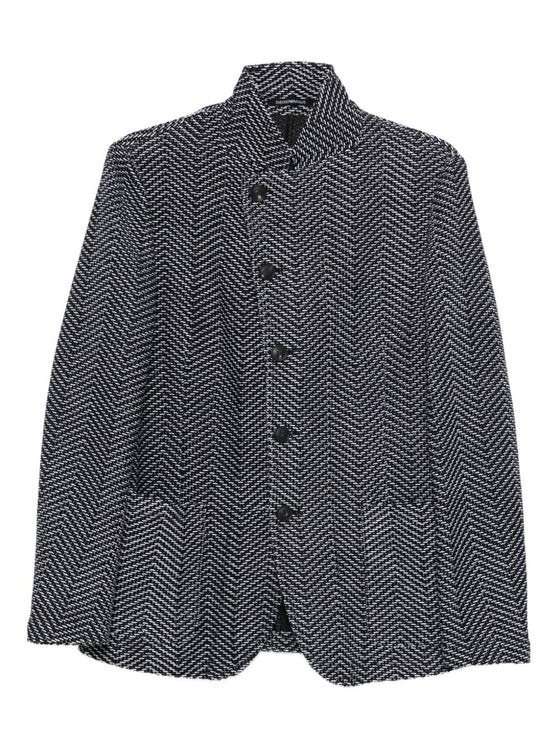 Emporio Armani Zigzag-pattern jacket