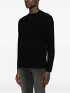 Emporio Armani Henley ribbed sweater