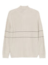 Emporio Armani High-neck striped sweater