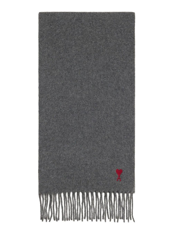 Ami Paris Scarfs Grey