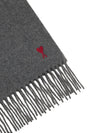 Ami Paris Scarfs Grey