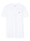 Maison Kitsuné Fox-embroidered polo shirt