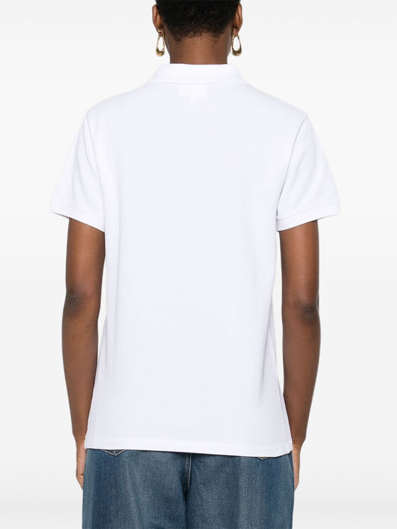 Maison Kitsuné Fox-embroidered polo shirt