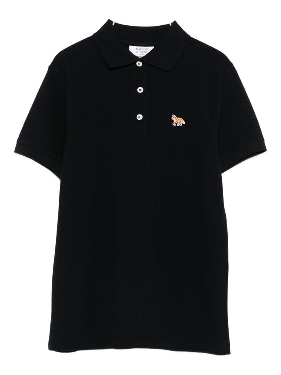 Maison Kitsuné Fox-embroidered polo shirt