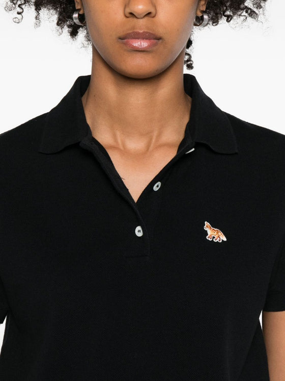Maison Kitsuné Fox-embroidered polo shirt