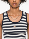 Maison Kitsuné Top with embroidery