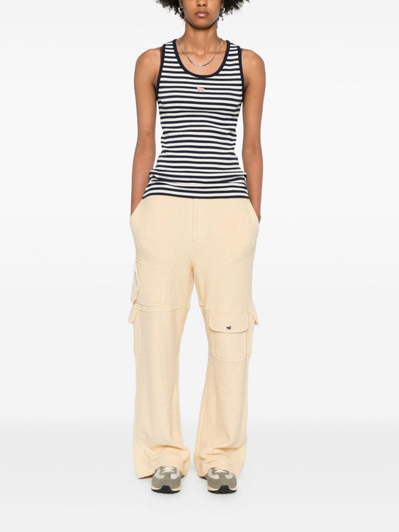 Maison Kitsuné Top with embroidery