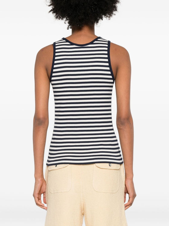 Maison Kitsuné Top with embroidery