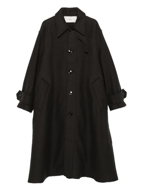 Ami Paris Coats Grey