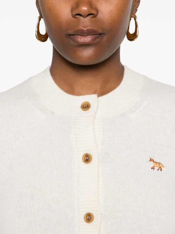 Maison Kitsuné Cardigan with embroidery