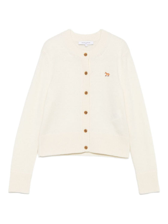 Maison Kitsuné Cardigan with embroidery
