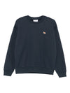 Maison Kitsuné Fox-embroidered cotton sweatshirt
