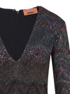 Missoni V-necked short dress