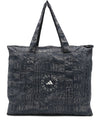Adidas By Stella McCartney Foldable bag with a slightly shiny crocodile print