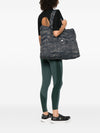 Adidas By Stella McCartney Foldable bag with a slightly shiny crocodile print