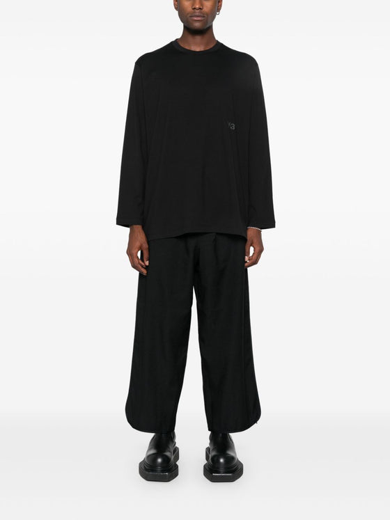 Y-3 T-shirts and Polos Black