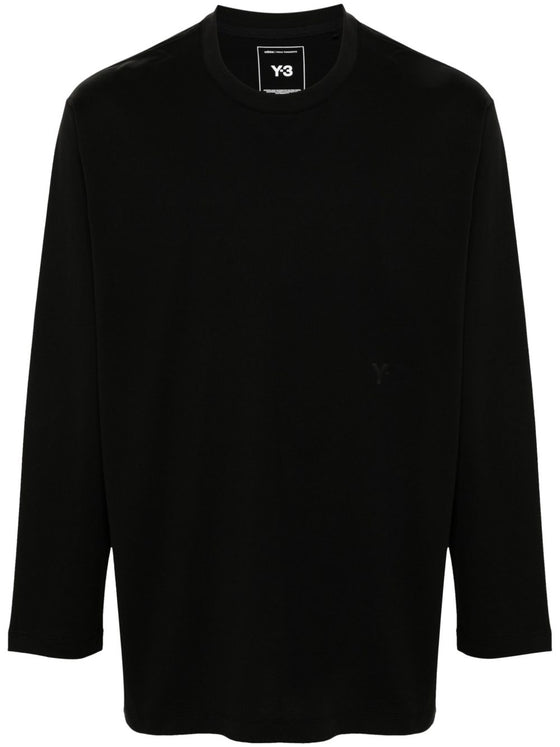 Y-3 T-shirts and Polos Black