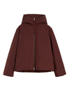 JIL SANDER PLUS Coats Bordeaux