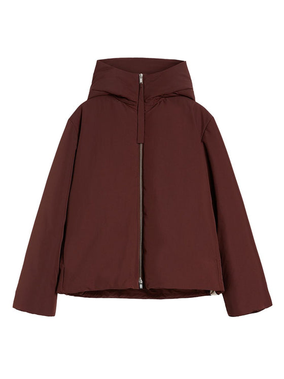 JIL SANDER PLUS Coats Bordeaux