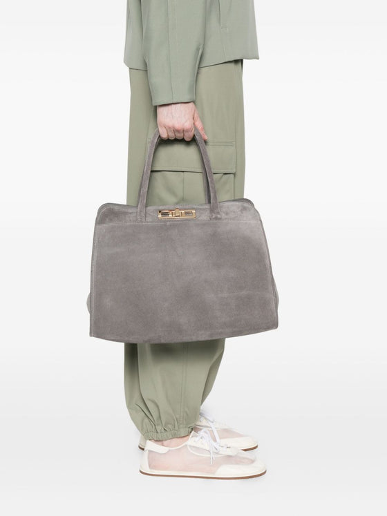 Fabiana Filippi Suede tote bag