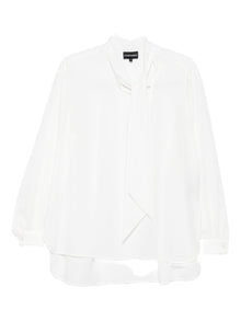  Emporio Armani Neck-tie blouse