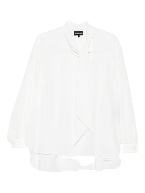 Emporio Armani Neck-tie blouse