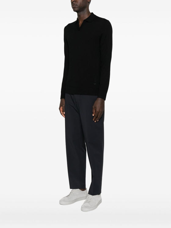 Emporio Armani Polo-neck long-sleeve sweater