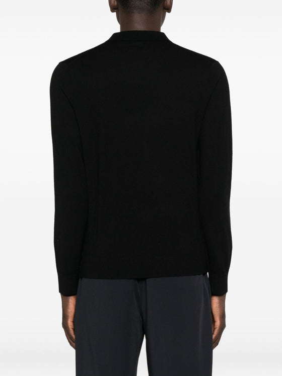 Emporio Armani Polo-neck long-sleeve sweater
